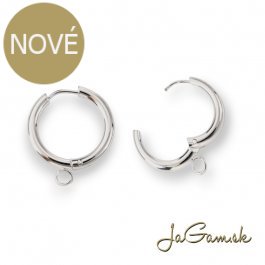 Kruhové náušnice CHIRURGICKÁ OCEĽ 27mm, 2ks (CH1878)